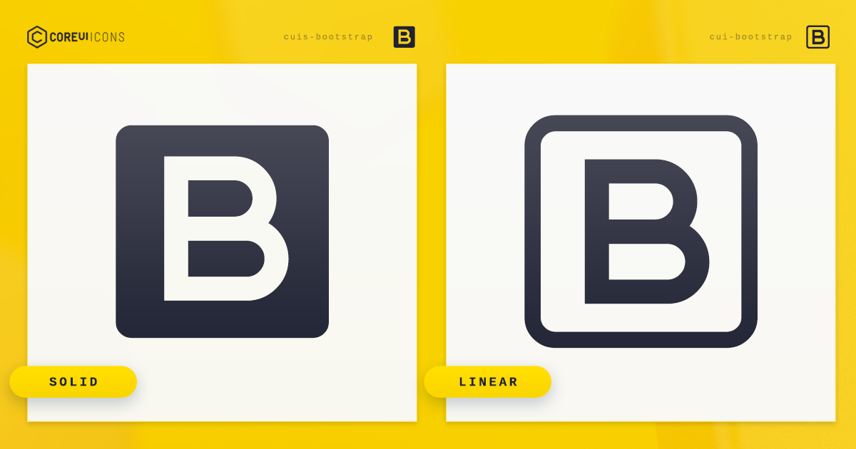 Bootstrap Icon · Brand · CoreUI Icons · SVG, JavaScript, TypeScript ...