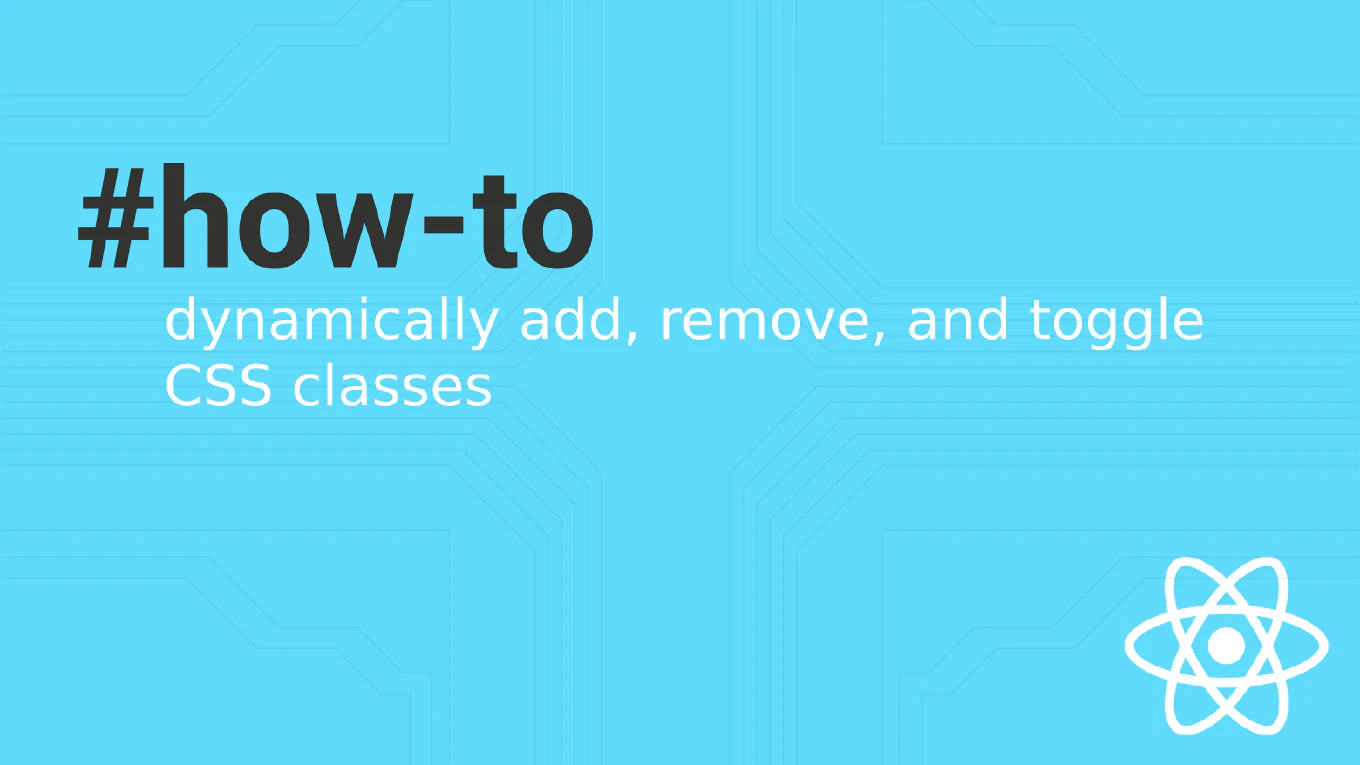 how to add remove toggler css class dynamically in react