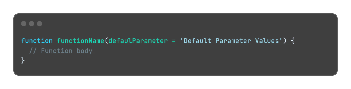 optional function parameters