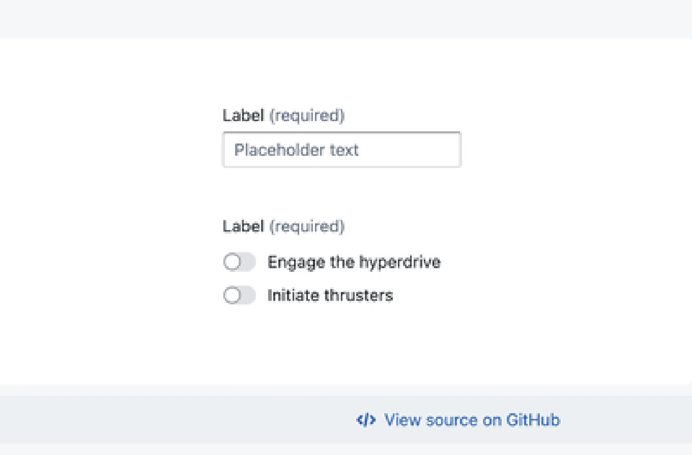 Blueprint UI Component Libraries - Form Group