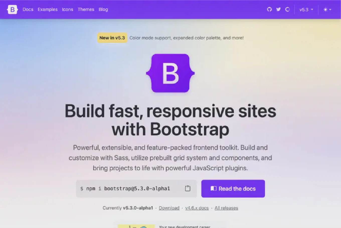 Bootstrap 5 website