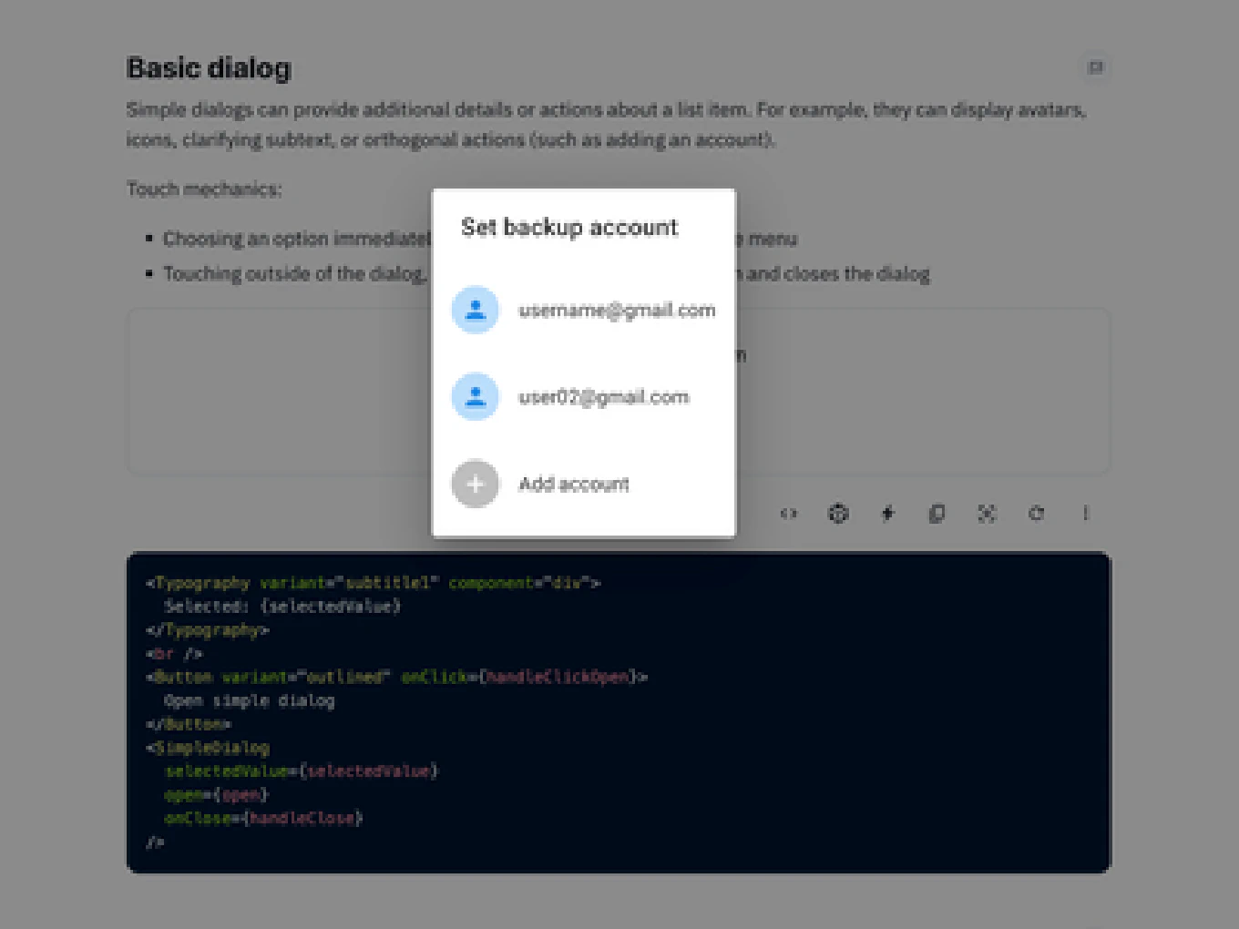 MUI - UI Component Libraries - Dialog
