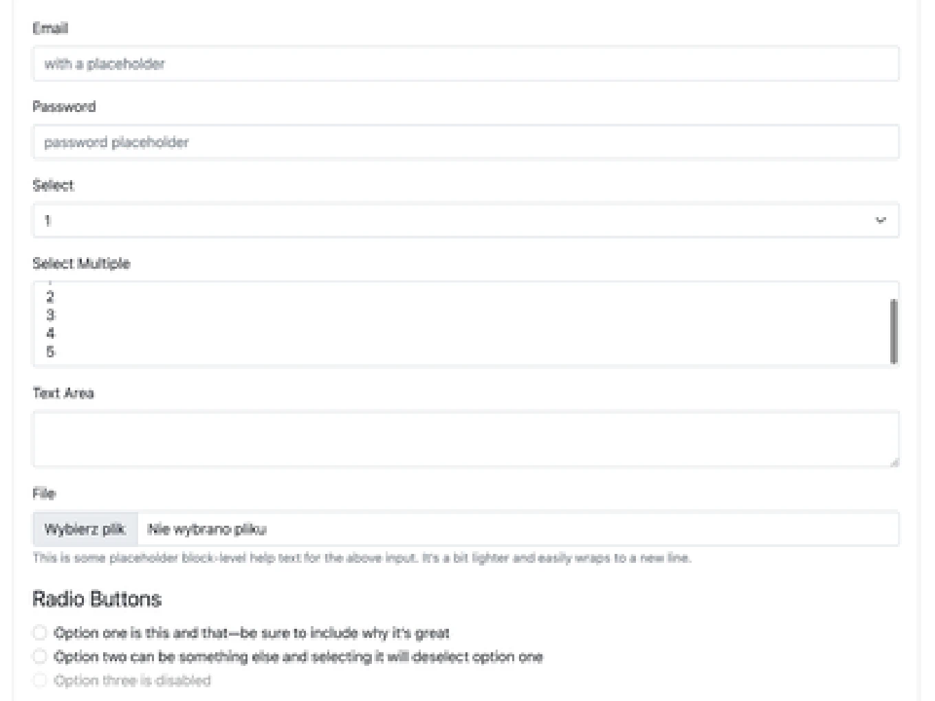 Reactstrap UI Component Libraries - Form