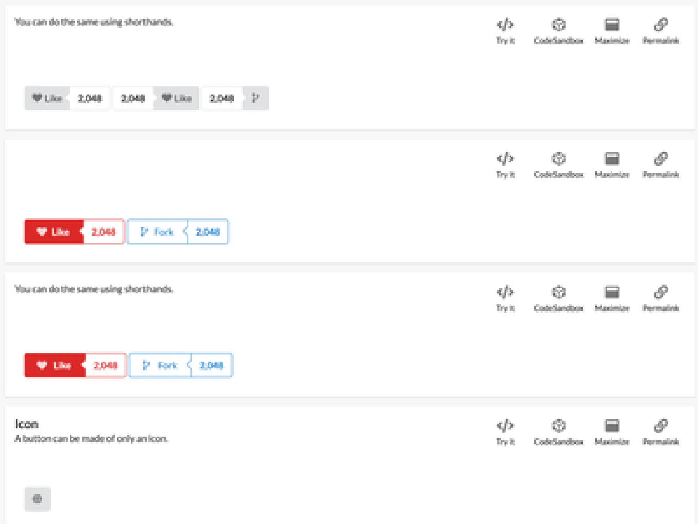 Semantic UI React Component Libraries - Buttons