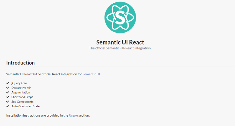 Semantic UI React Library