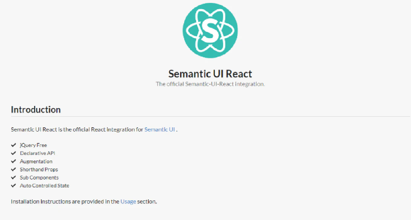 Semantic UI React Library