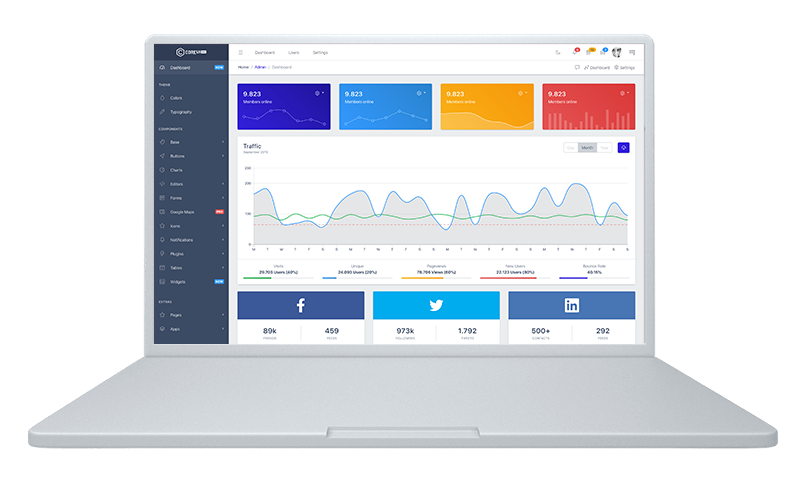 React PRO Admin Template