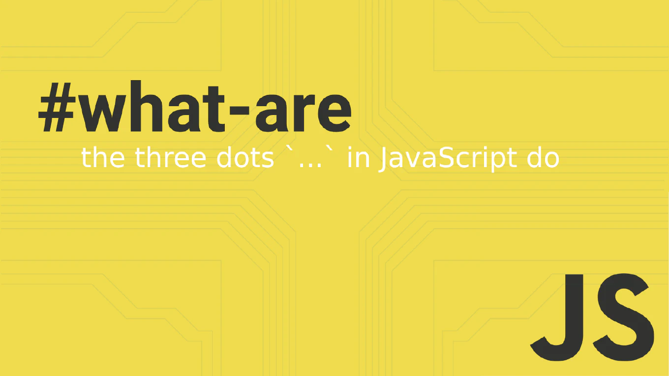 javascript three dots