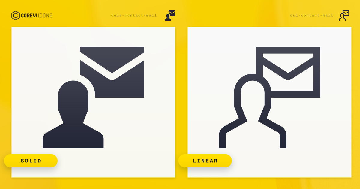 Contact Mail Icon · Linear · CoreUI Icons · SVG, JavaScript, TypeScript ...