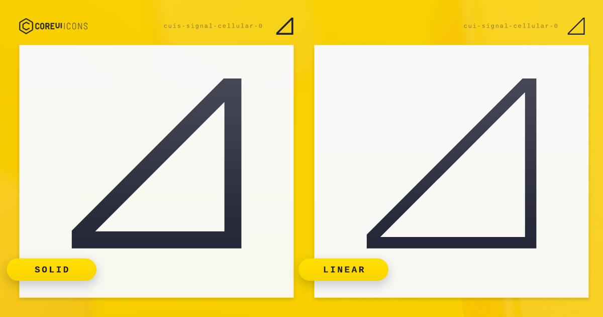 Signal Cellular 0 Icon · Linear · CoreUI Icons · SVG, JavaScript ...